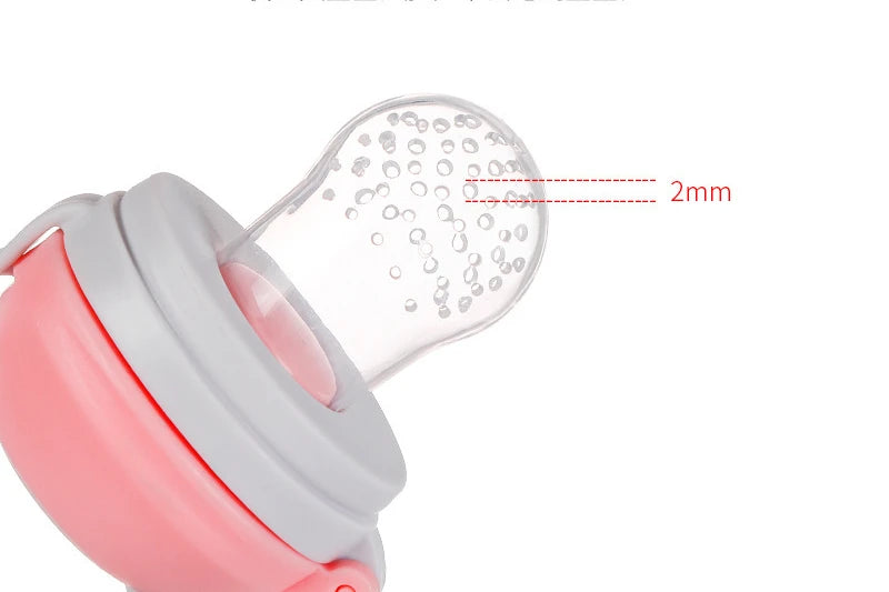 Sucette pour bébé en silicone perforé