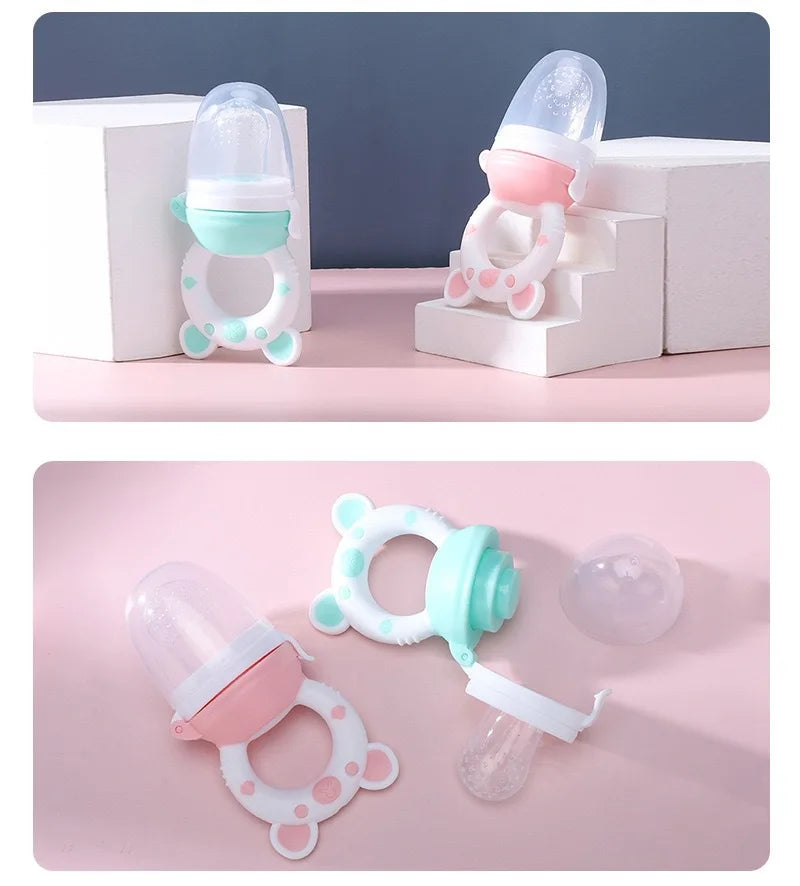 Sucette pour bébé en silicone perforé