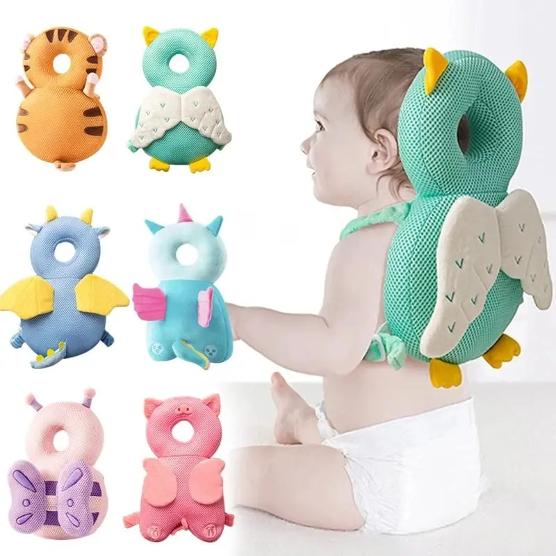 1 coussin anti-chute pour enfants, coussin pour tête de bébé, coussin respirant pour la protection de la tête des tout-petits apprenant à marcher.