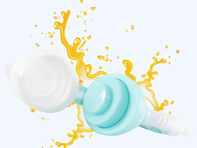 Sucette pour bébé en silicone perforé
