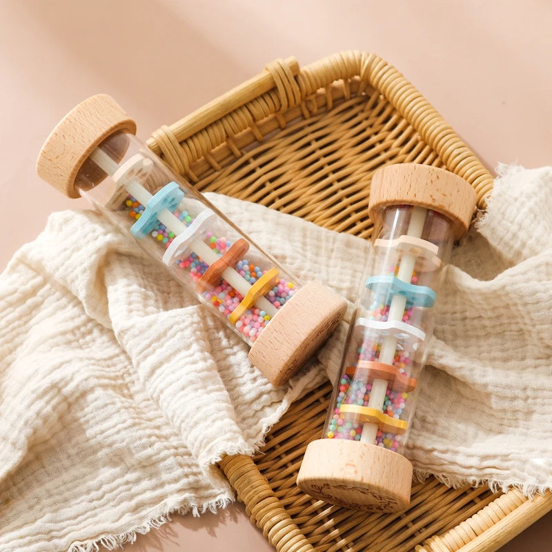 Bâton de pluie Montessori pour bébé ZIOLOS